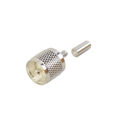 Conector UHF Macho / Anillo Plegable / RG-58/U / RG-142/U / 500 MHz