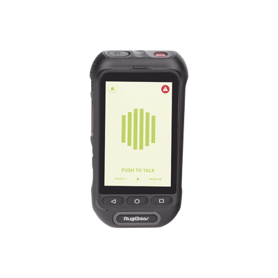 Radio PoC / Botón PTT Dedicado / Android 10 Go / Altavoz 105 dB / IP68 / MIL-STD 810H / Batería 3000 mAh
