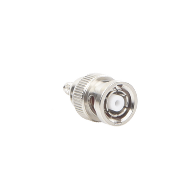Conector BNC Macho Inverso / Anillo Plegable / Bronce Niquelado / Contacto Oro / Teflón / RG-58/U / RG-142/U