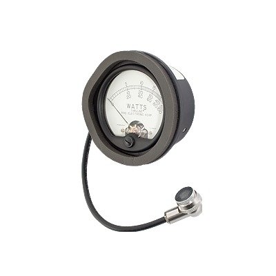 Kit de Carátula-Medidor / 100 Watt / 30 µA / 1400 Ohm / Diámetro 89 mm / Compatible con Wattmetro Bird 43
