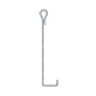 Ancla de Retenida para Suelo / Acero 5/8′ Galvanizado en Caliente / Longitud 93 cm / Torre hasta 30 m (98.4 ft) / ISO 9000 / Incluye Muerto