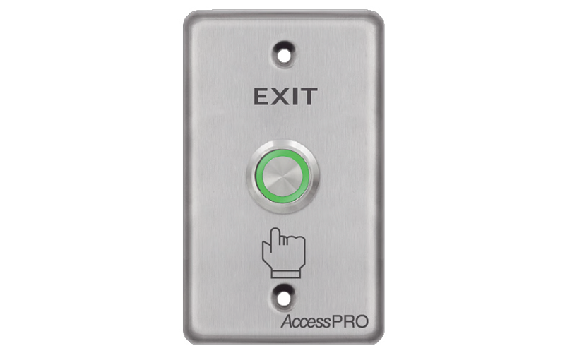 Botones y dispositivos de salida para control de acceso