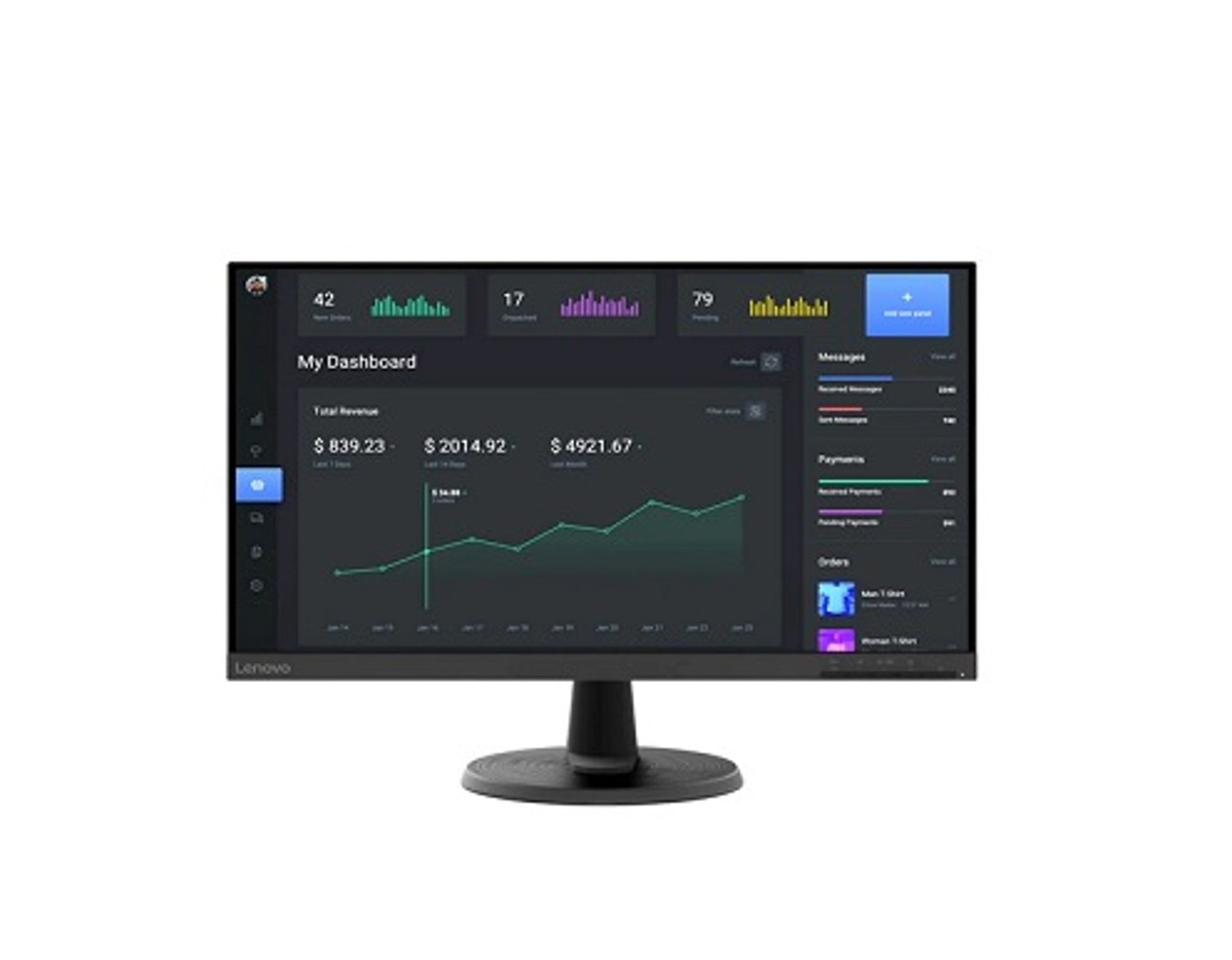 Lenovo ThinkVision C27-40 - 27" - FHD (1920x1080) - Imagen 2