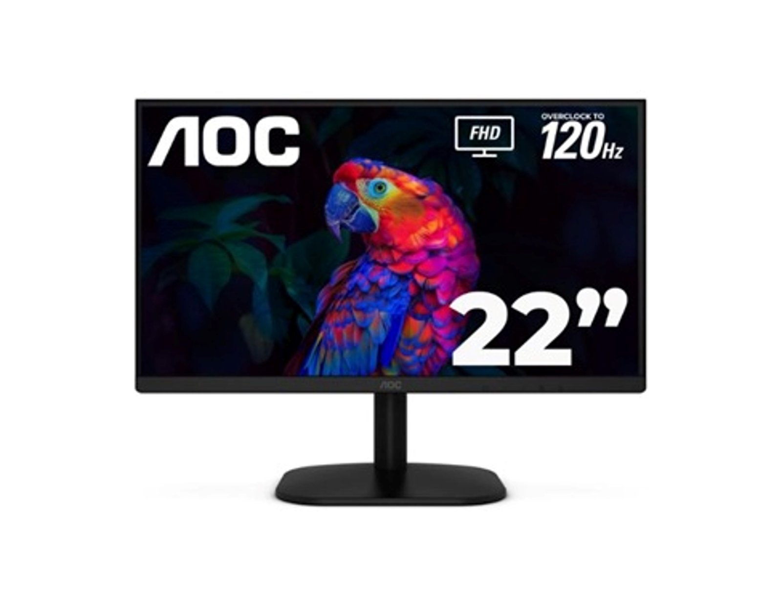 AOC - LED-backlit LCD monitor - 21.5