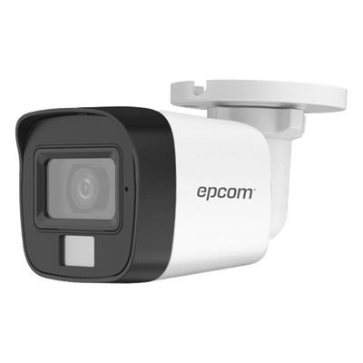 Bala TURBOHD / 2 Megapixel / Lente 2.8 mm / IR 30 m (98.4 ft) / Blanca 20 m (65.6 ft) / Audio Bidireccional / IP67