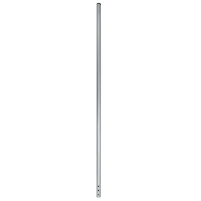 Poste de Esquina de Acero Galvanizado / Diámetro 1″ / Longitud 100cm / Forma Redonda / Espacio para 5 Aisladores Esquina / Incluye Tapa / Peso 0.8 KG