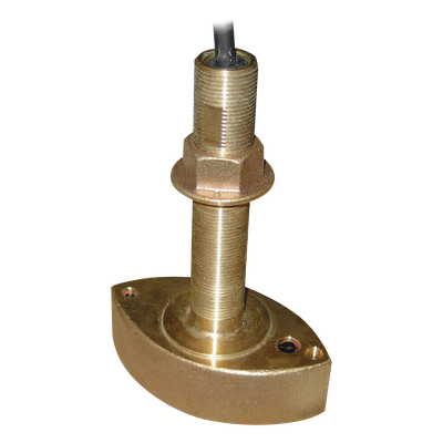 Transductor / Frecuencia dual 50/200 kHz / Potencia 600 W / Thru-hull / Cable 2 m (6.6 ft)