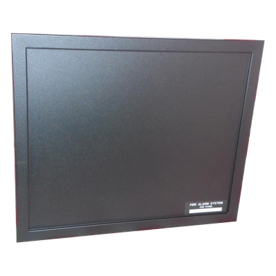 Puerta Ciega para Gabinete de Alarma / Acero Calibre 16 / Apertura 180° / Sin Ventana / Sin Compartimento de Baterías