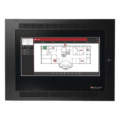 Interfaz Gráfica Interactiva / Pantalla Táctil LCD 22 Pulgadas / Wayfinding para Bomberos / Navegación Automática a Evento / Integración ONYX y NOTI-FIRE-NET / Ethernet