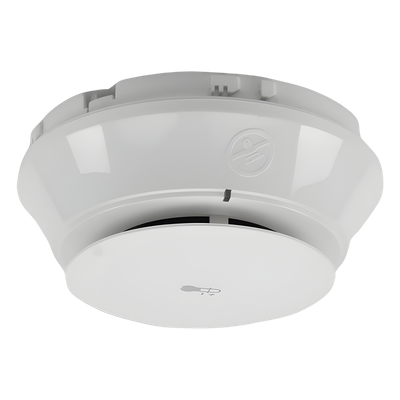 Detector Térmico Direccionable / Tasa de Incremento 8.3 °C (15 °F) por Minuto / Temperatura Fija 57 °C (135 °F) / Protocolo FlashScan / LEDs 360° Bicolor