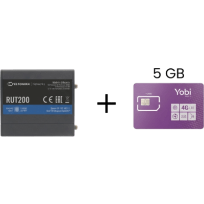 Router Celular Industrial / 4G LTE Cat 4 150 Mbps / Wi-Fi 2.4 GHz / Operación -40°C a 75°C / 2 Puertos Ethernet / Gestión RMS