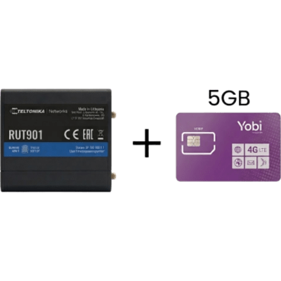 Router Celular Industrial / 4G LTE Cat 4 / 150 Mbps / Wi-Fi 2.4 GHz / 4 Puertos Ethernet / -40°C a 75°C / Gestión RMS Remota