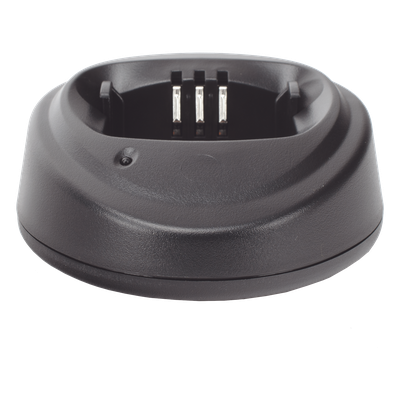 Cargador Rápido de Escritorio / Radios de 2 Vías / Protección Inteligente / Fuente 120 VCA Incluida / Operación -20°C a 45°C (-4°F a 113°F)